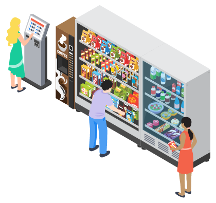 Isometric illustration of Fooda Pantry